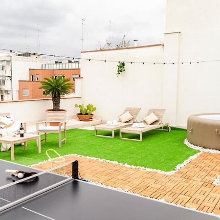 דירות בארי Apulialux Private 100Mq Rooftop Oasis W Jacuzzi מראה חיצוני תמונה
